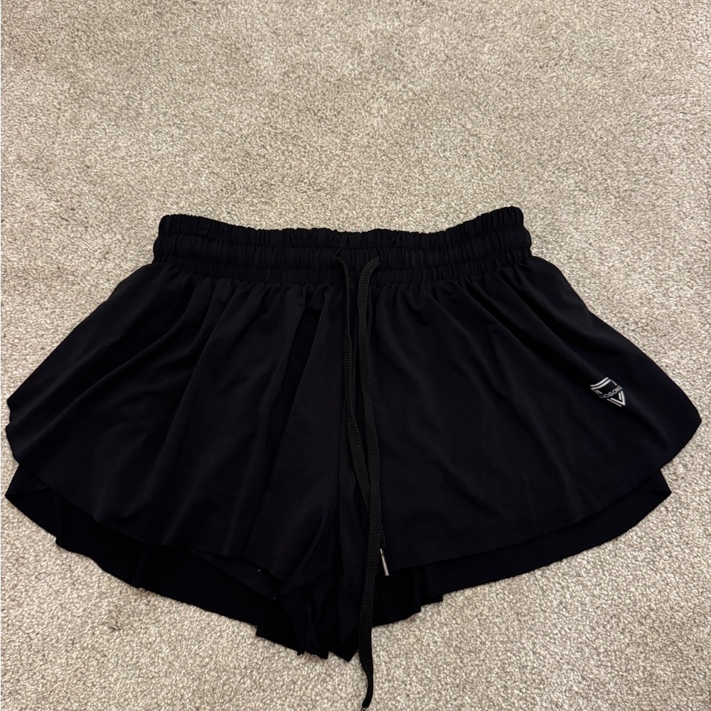 ✨ Women’s Black Butterfly Shorts In Size Small